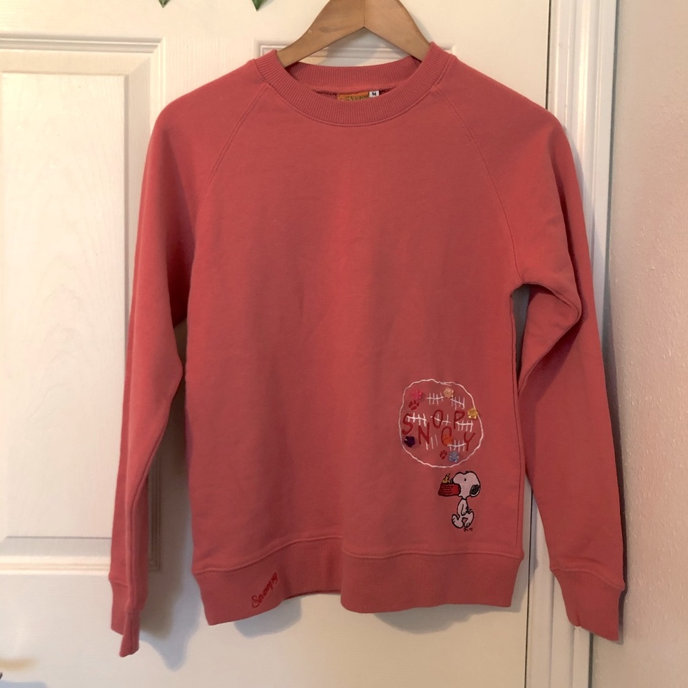 Vintage Snoopy Light Red Sweatshirt